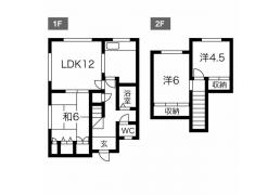 北海道札幌市南区藤野三条５丁目 の賃貸テラスハウス物件詳細はこちら
