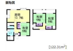 北海道札幌市南区石山三条８丁目 の賃貸一戸建物件詳細はこちら