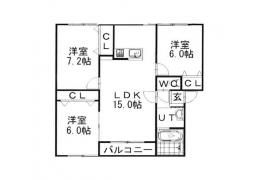 北海道札幌市北区屯田六条３丁目 JR札沼線[百合が原]の賃貸アパート物件詳細はこちら