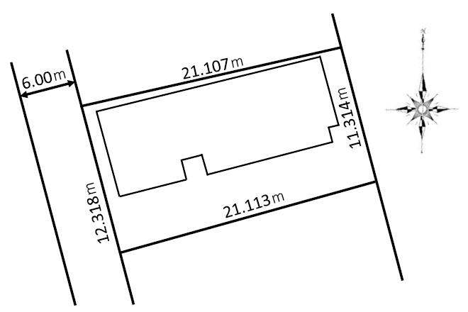 間口12.318m 間口12.318m