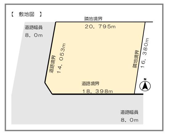 敷地は１００坪の平坦地