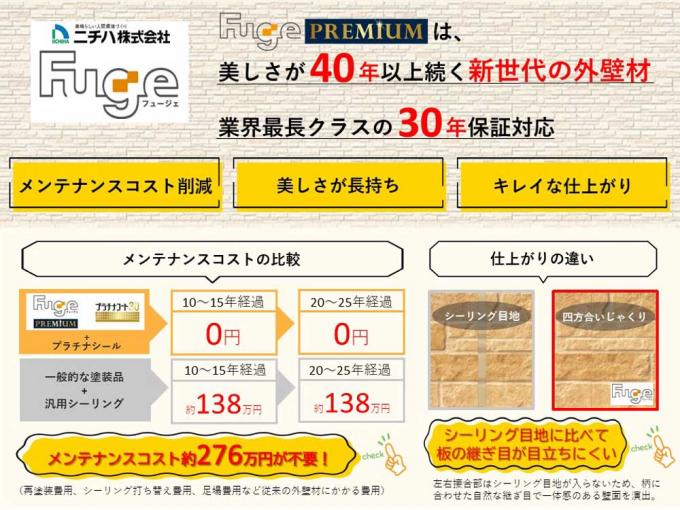 新世代の外壁材『Fuge PREMIUM』