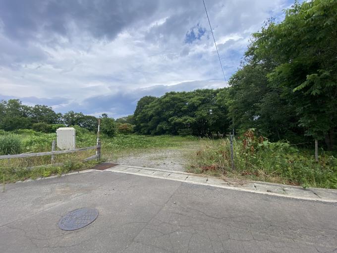 市道に接しています