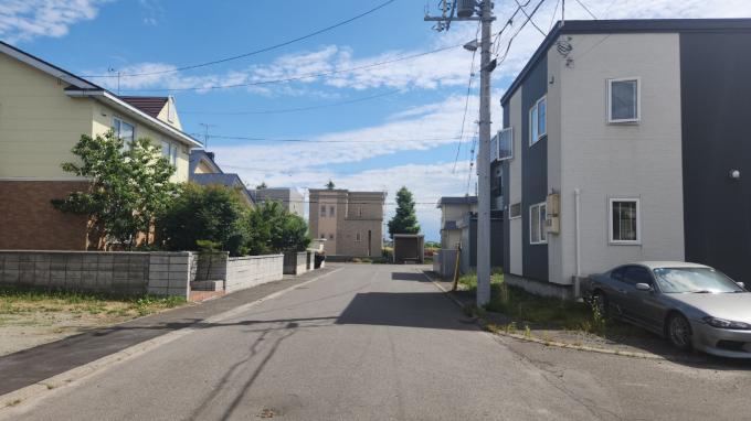 前面蔵路を含む現地 前面蔵路を含む現地