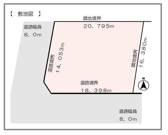 【POINT３】敷地面積１００坪！平屋建や二世帯住宅に最適！
