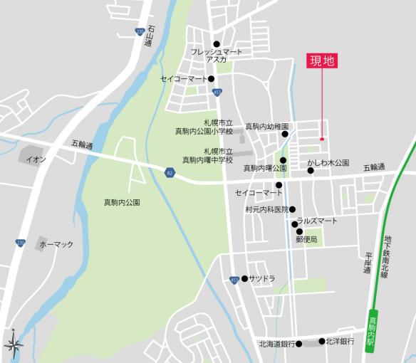 現地案内図 現地案内図