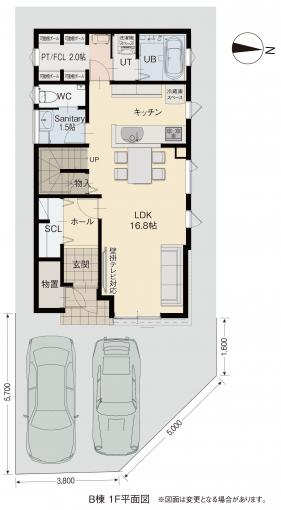 1階間取り図 1階間取り図