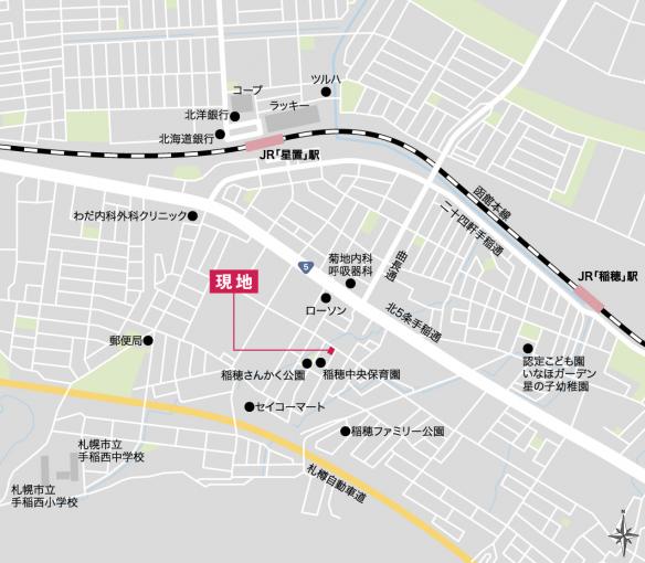 現地案内図