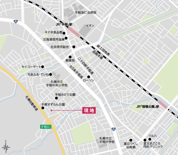現地案内図 現地案内図