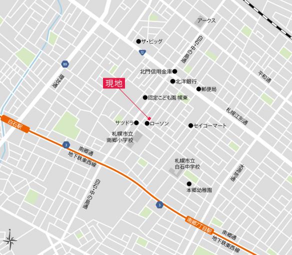 現地案内図 現地案内図