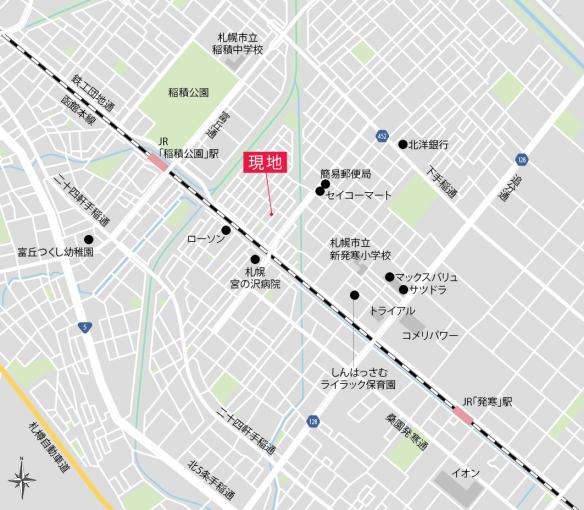 現地案内図 現地案内図