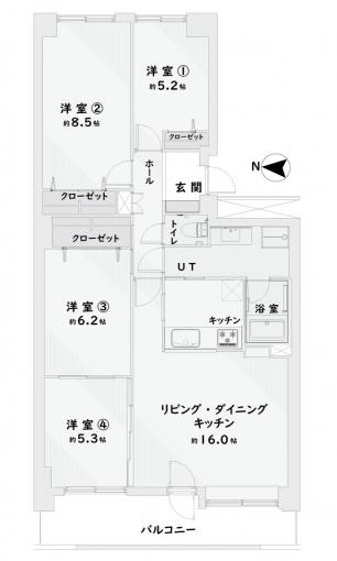 間取り４LDK