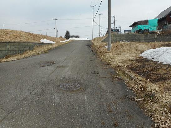 現地含む前面道路 現地含む前面道路