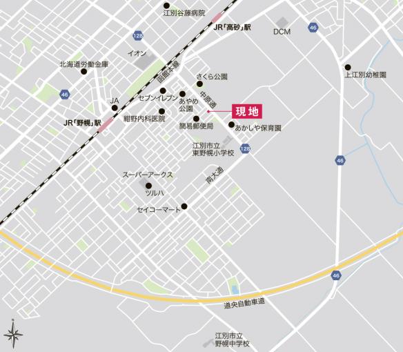 現地案内図 現地案内図