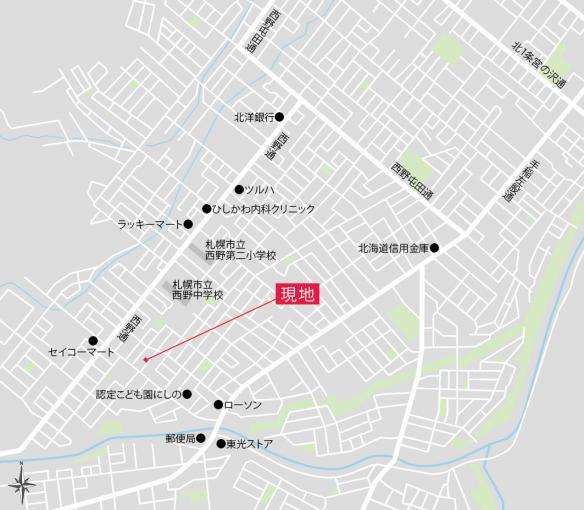 現地案内図 現地案内図