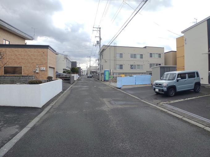 北側から現地方向