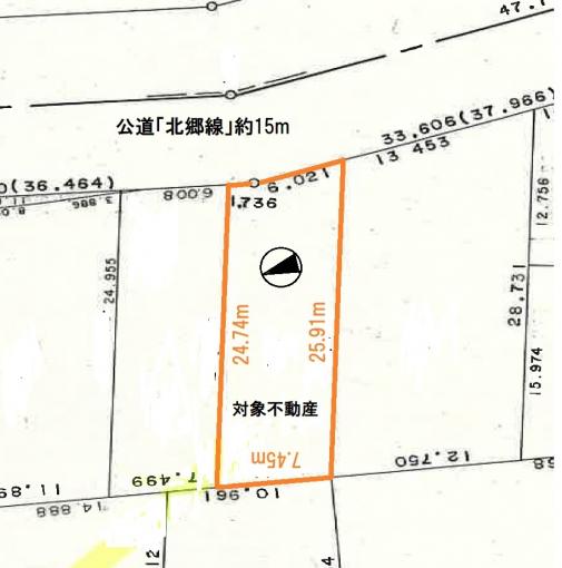 敷地面積公簿185.45㎡（約56.09坪）