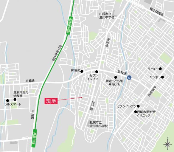 現地案内図 現地案内図