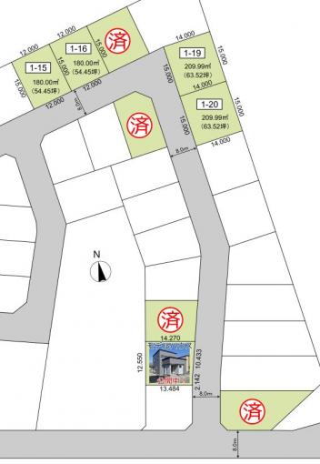 【リーヴス大和】千歳市大和3丁目 全体区画図 【リーヴス大和】千歳市大和3丁目 全体区画図