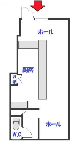 約29㎡の店舗です。