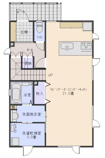一階間取り図
