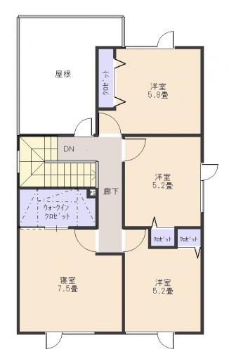 二階平面図