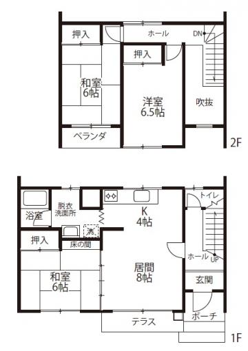A棟間取図 A棟間取図
