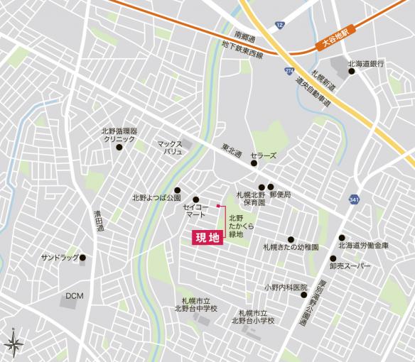 現地案内図 現地案内図