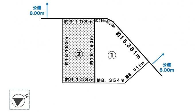 【区画図】JR星置駅徒歩2分。 【区画図】JR星置駅徒歩2分。
