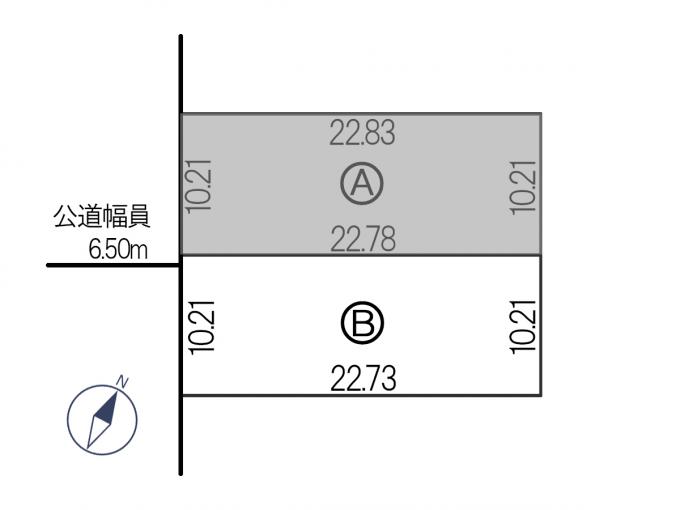 地積図 Ⓑ 地積図 Ⓑ