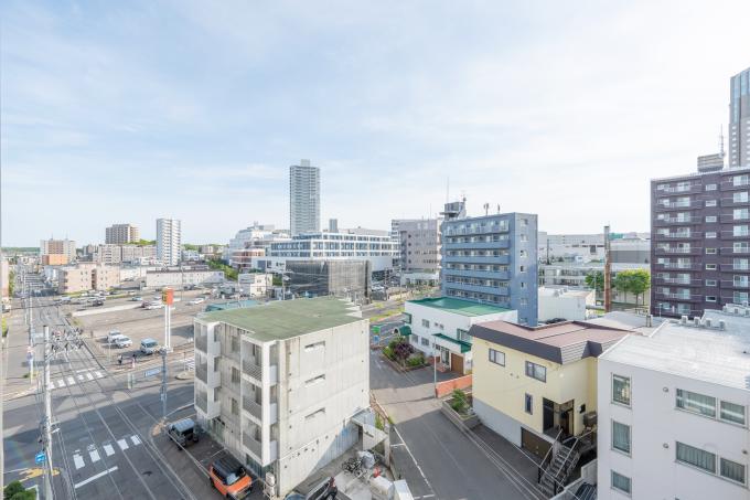 南西側リビングバルコニーから南方向の眺望