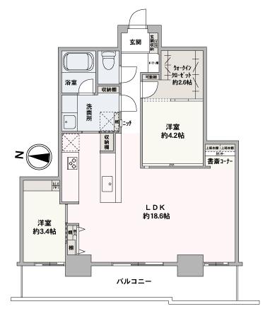 3LDK→2LDKにリノベーション済みです! 3LDK→2LDKにリノベーション済みです!