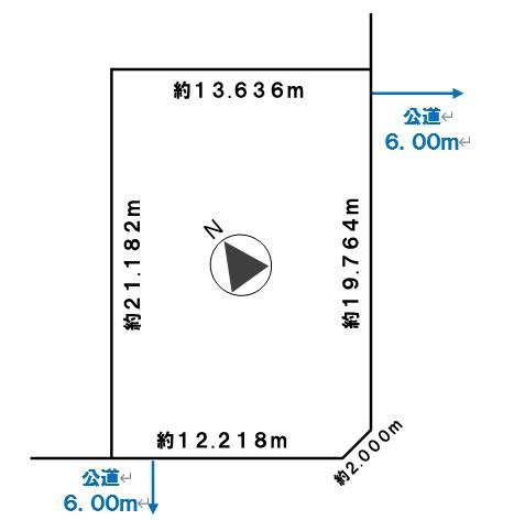 【区画図】建築条件はありません。