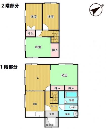 【間取図】青空駐車3台可能な約98坪の広大敷地! 【間取図】青空駐車3台可能な約98坪の広大敷地!