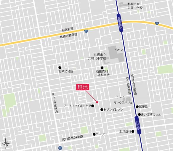 現地案内図 現地案内図