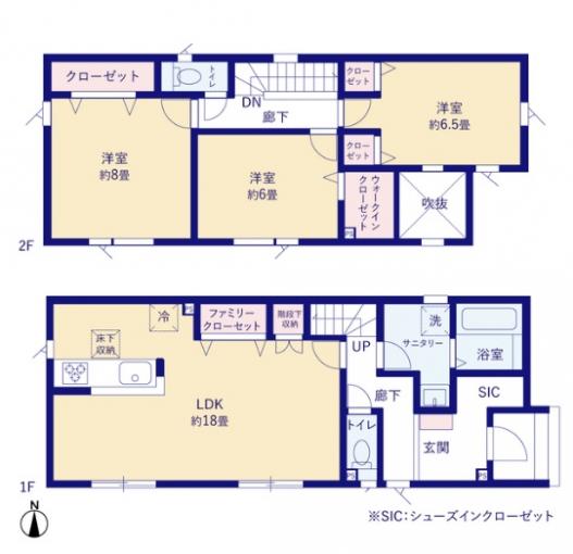 1号棟：間取図