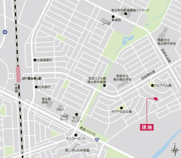 現地案内図