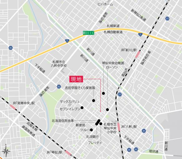 現地案内図