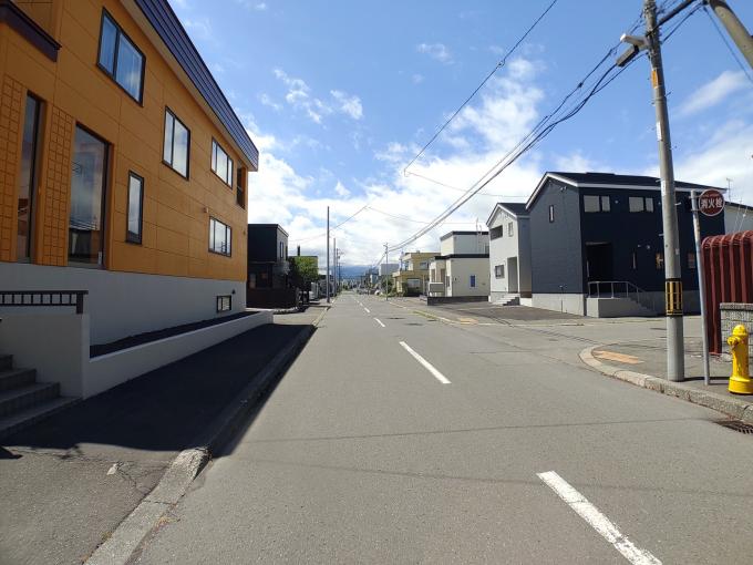 北東側から現地方向 北東側から現地方向