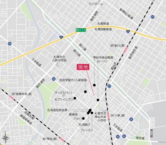 現地案内図 現地案内図