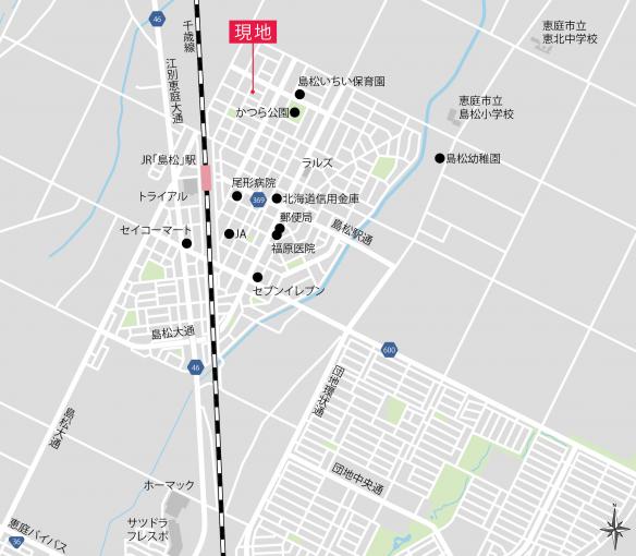 現地案内図 現地案内図
