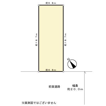 東苗穂4条1丁目、約38.9坪の土地！建築条件なし！