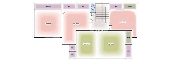 2階間取図※データ作成のため現況優先とします。 2階間取図※データ作成のため現況優先とします。
