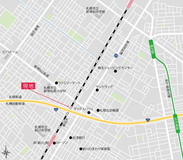 現地案内図 現地案内図