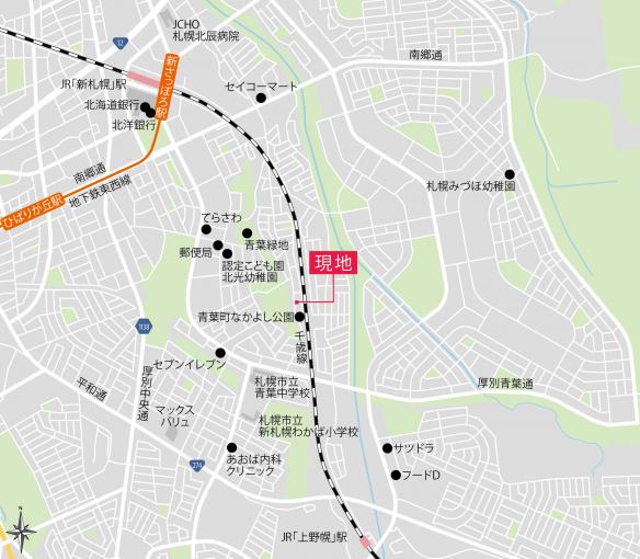 現地案内図 現地案内図