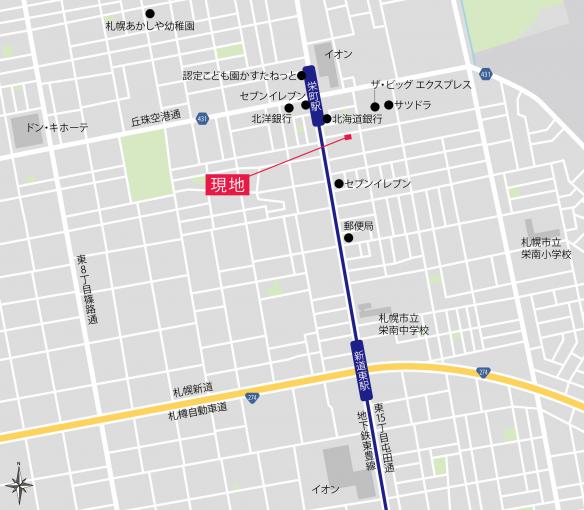現地案内図 現地案内図