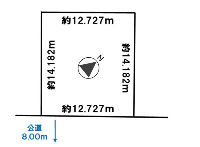 【区画図】建物は解体更地渡しとなります。 【区画図】建物は解体更地渡しとなります。