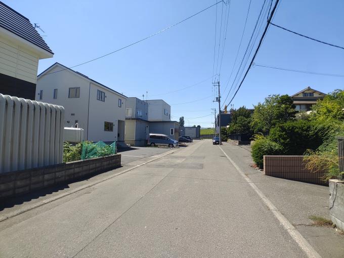 東側から現地方向 東側から現地方向