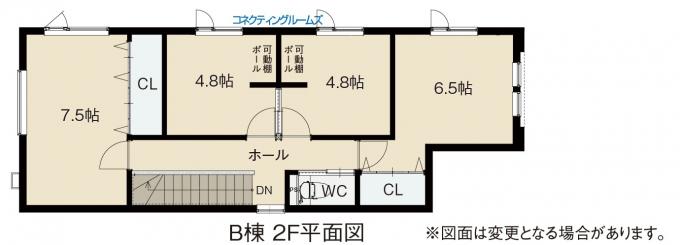 B棟1階間取り図 B棟1階間取り図