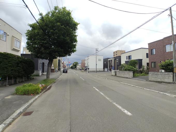 東側から現地方向 東側から現地方向